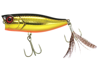 Воблер JACKALL Chubby Popper 42 mm цв. hl gold & black