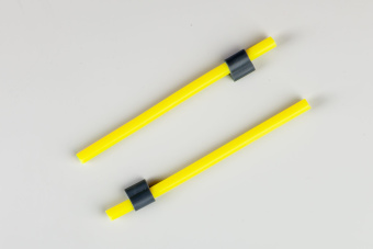 Сторожок СИЛИКОНОВЫЙ 100мм 1-4гр желтый