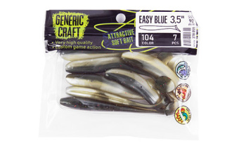 Мягкая приманка Generic Craft Easy blue 3,5in, 9см, цв.104