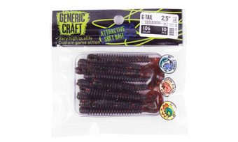 Мягкая приманка Generic Craft G-tail 2,5in, 6,5см, цв.106