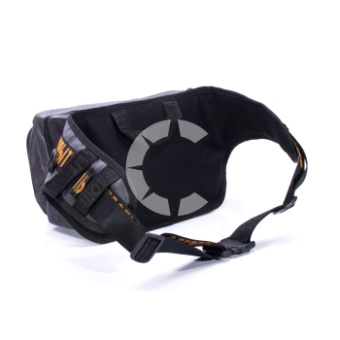 Сумка рыболовная "СЛЕДОПЫТ" Fishing Hip Bag, 28х21х17 см, цв. серый