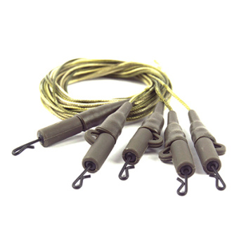 Набор готовых оснасток Nautilus Safety Clip Rig Jungle Camou 90см 45lb (5pcs)