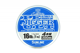 Плетёный шнур Sunline PE JIGGER ULT 4 #1.2/9.2kg 200m Multi Color Плетёный шнур Sunline PE JIGGER ULT 4 #1.2/9.2kg 200m Multi Color