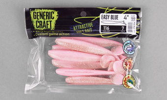Мягкая приманка Generic Craft Easy blue 3,5in, 9см, цв.116